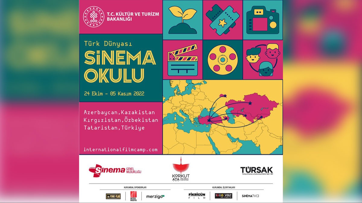 Korkut Ata Trk Dnyas Film Festivali kapsamnda Trk Dnyas Sinema Okulu etkinlii dzenleniyor