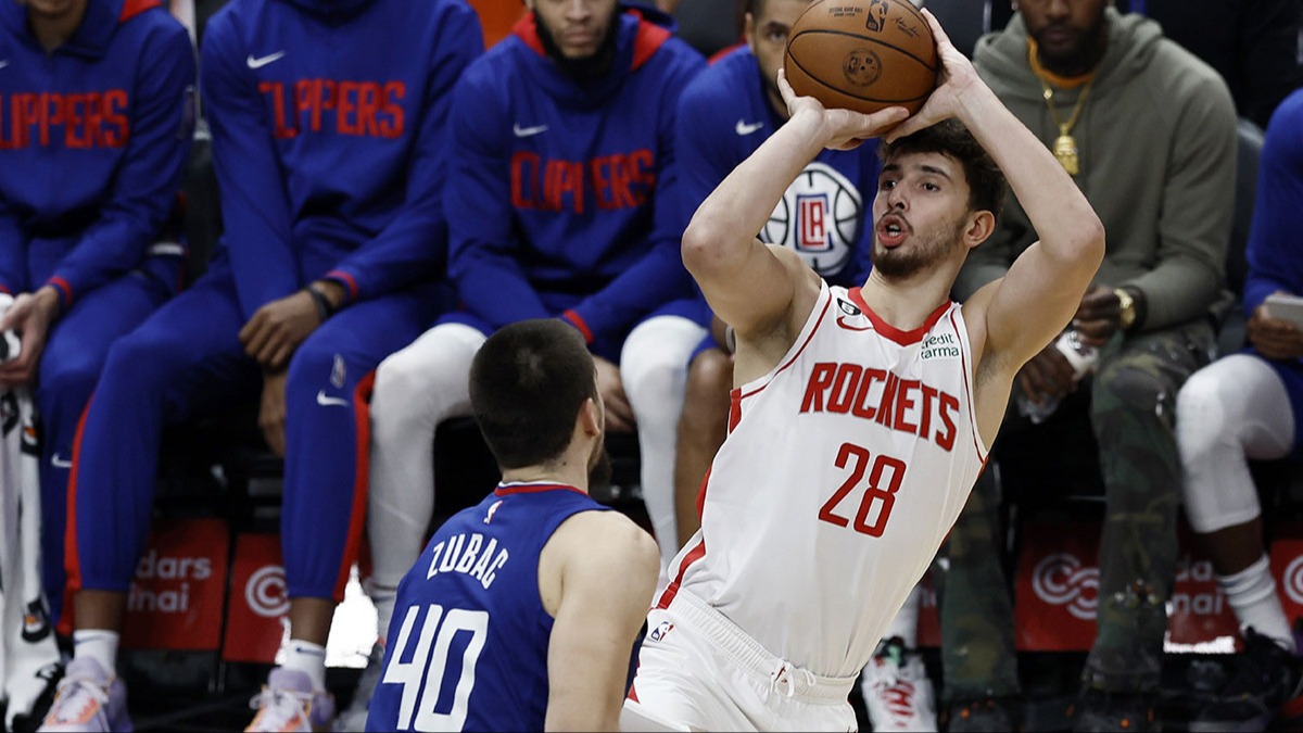 Houston Rockets' Alperen engn'n 'double-double' da kurtaramad
