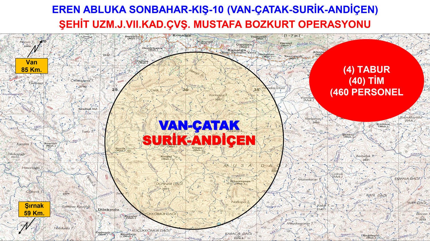Ter�r�n k�k� kurutulacak! 460 personel ile dev operasyon