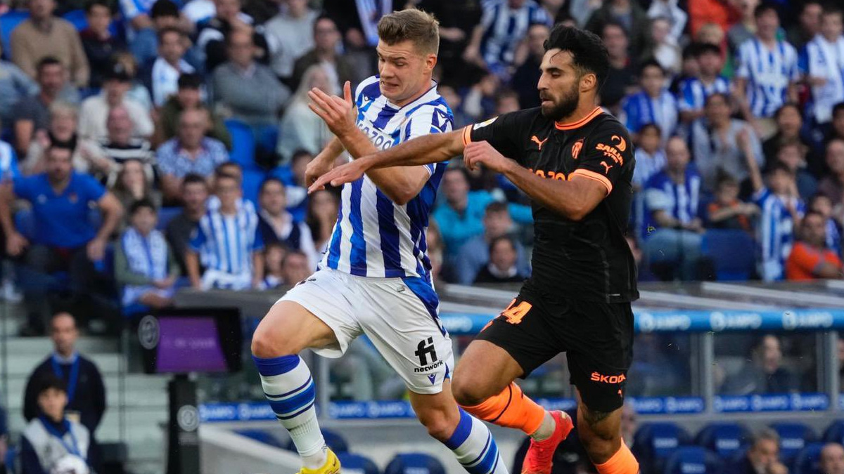 Real Sociedad, Valencia ile yeni�emedi