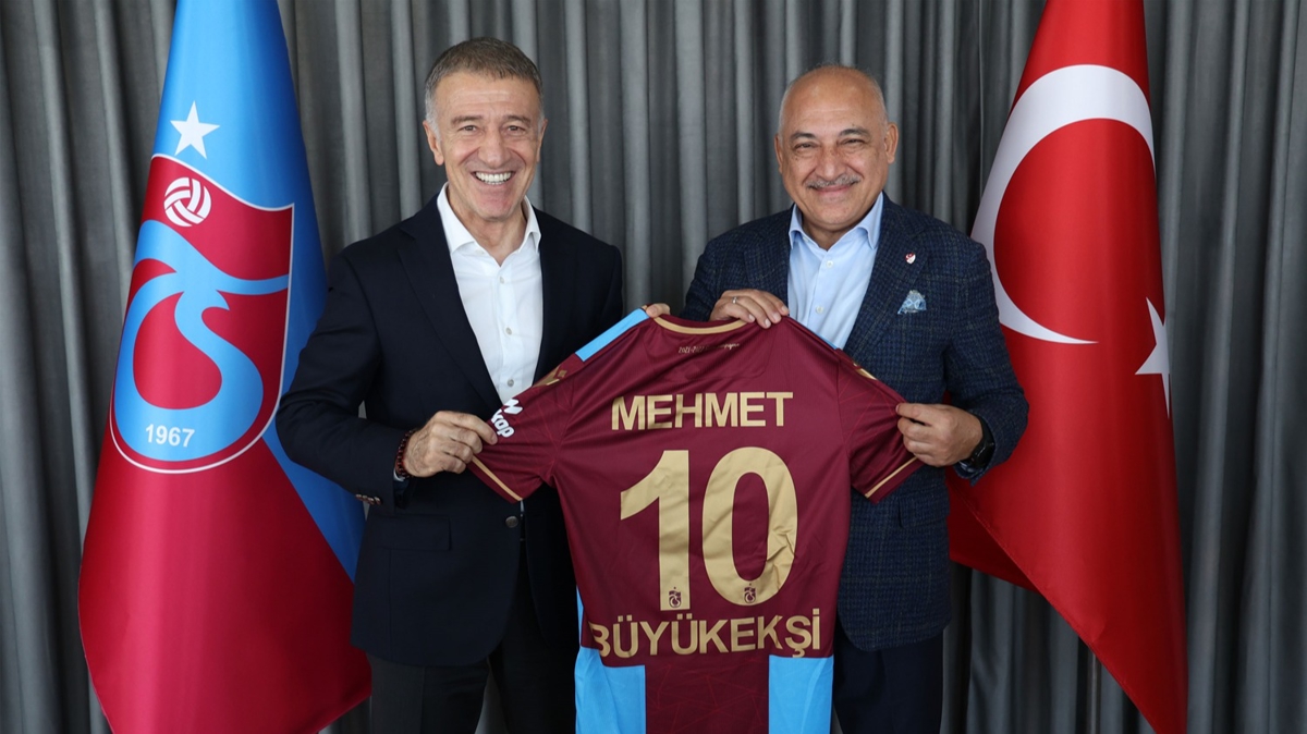 TFF Bakan Mehmet Bykeki'den Trabzonspor'a ziyaret