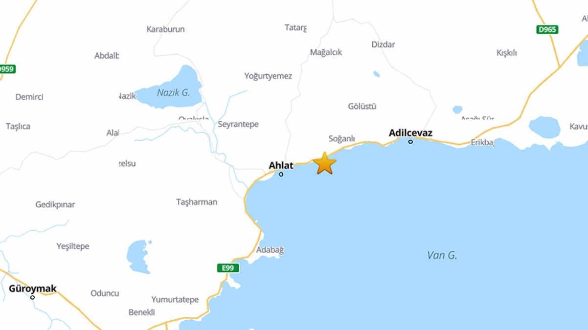 Van G�l�'nde korkutan deprem