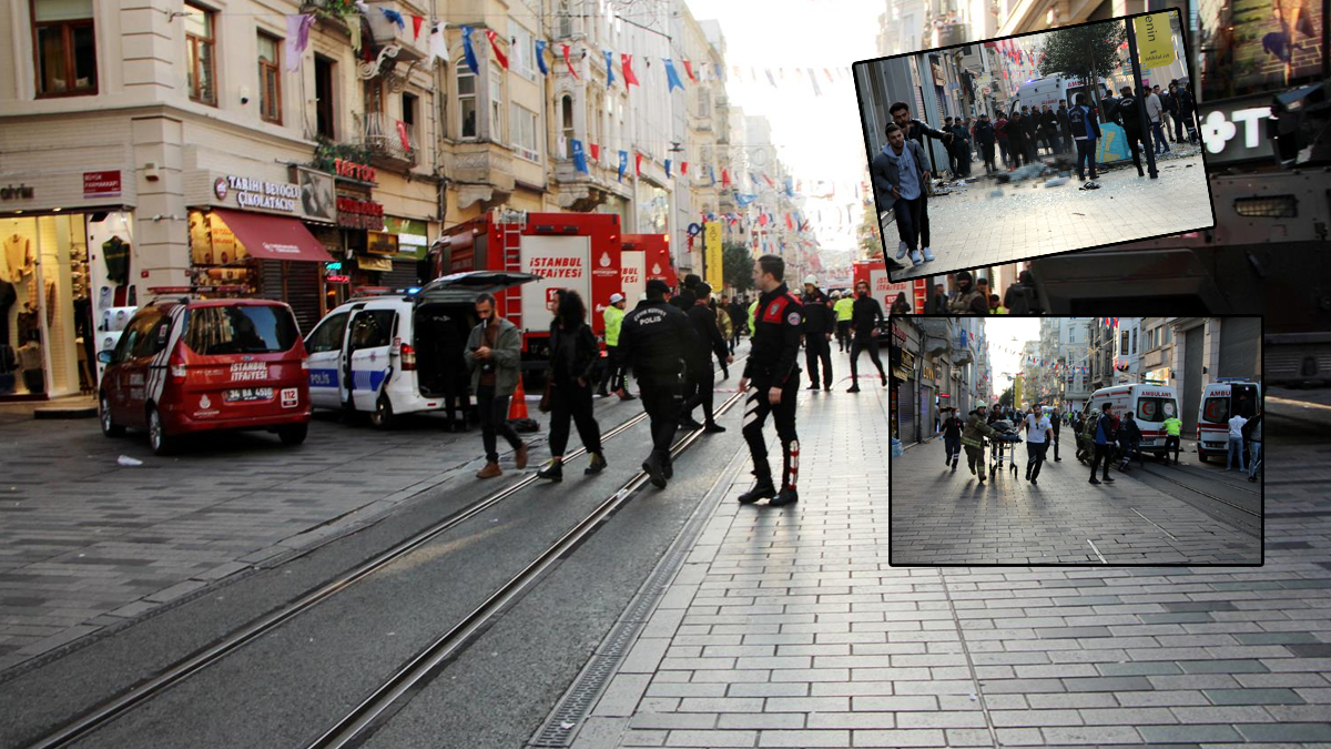 �stiklal Caddesi'nde patlama: 6 can kayb�, 81 yaral�