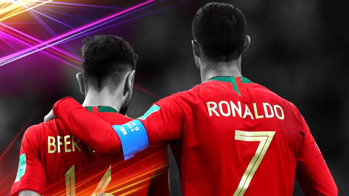 Portekiz milli takm kart! Bruno Fernandes'e Cristiano Ronaldo tepkisi: Sen bir hisin!