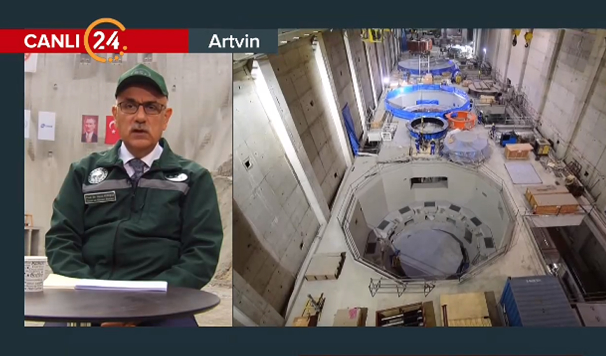 24 TV'ye konu�an Bakan Kiri��i: Yusufeli Baraj� d�nyaya �rnek olacak bir �al��ma