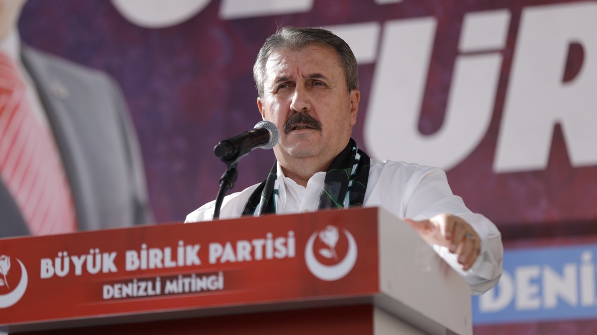 BBP Lideri Mustafa Destici: PKK ile FET'c darbecilerle helallemeyeceiz, hesaplaacaz