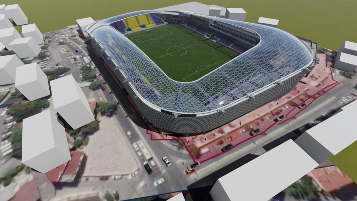Sper Lig yolundaki Eypspor'un stad yenileniyor