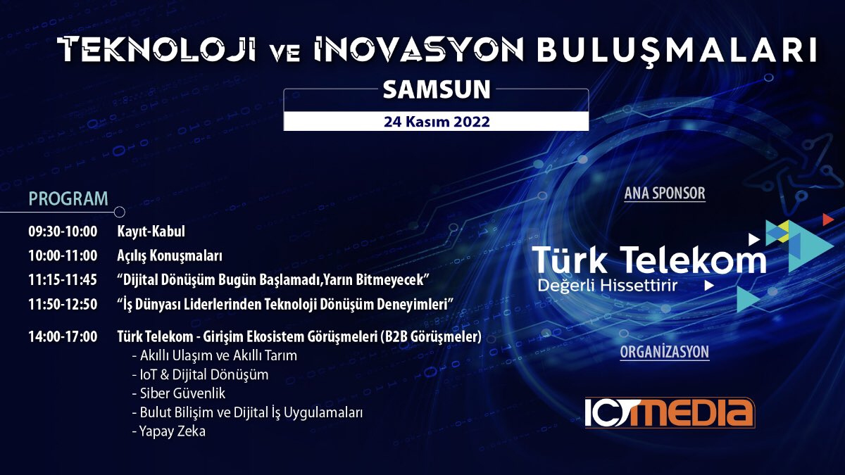 T�rk Telekom'un �Teknoloji ve �novasyon Bulu�malar�' Samsun'da devam edecek