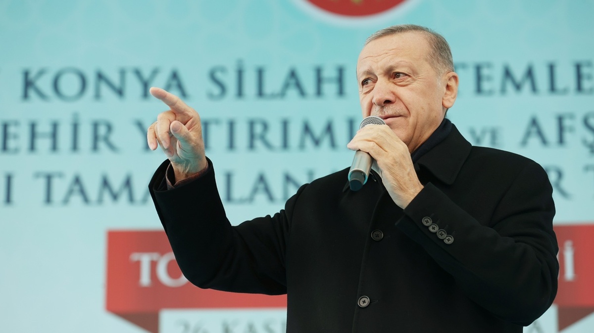 Cumhurbakan Erdoan'dan Konya'da harekat mesaj: Adm adm snrlar gvenli hale getirmekte kararlyz