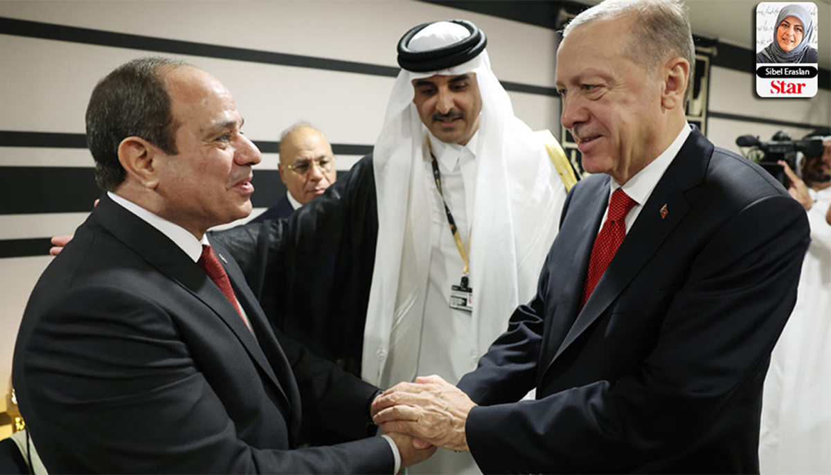 Erdo�an-Sisi foto�raf�...