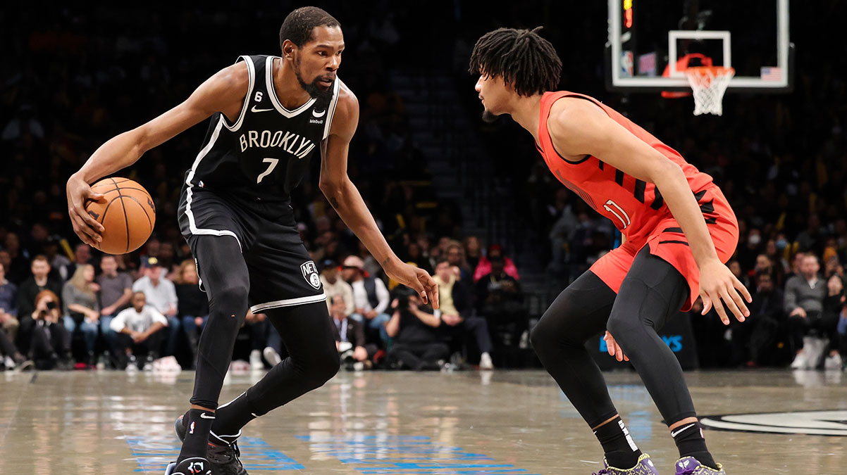 Kevin Durant ve Seth Curry �ov yapt�, Brooklyn Nets kazand�