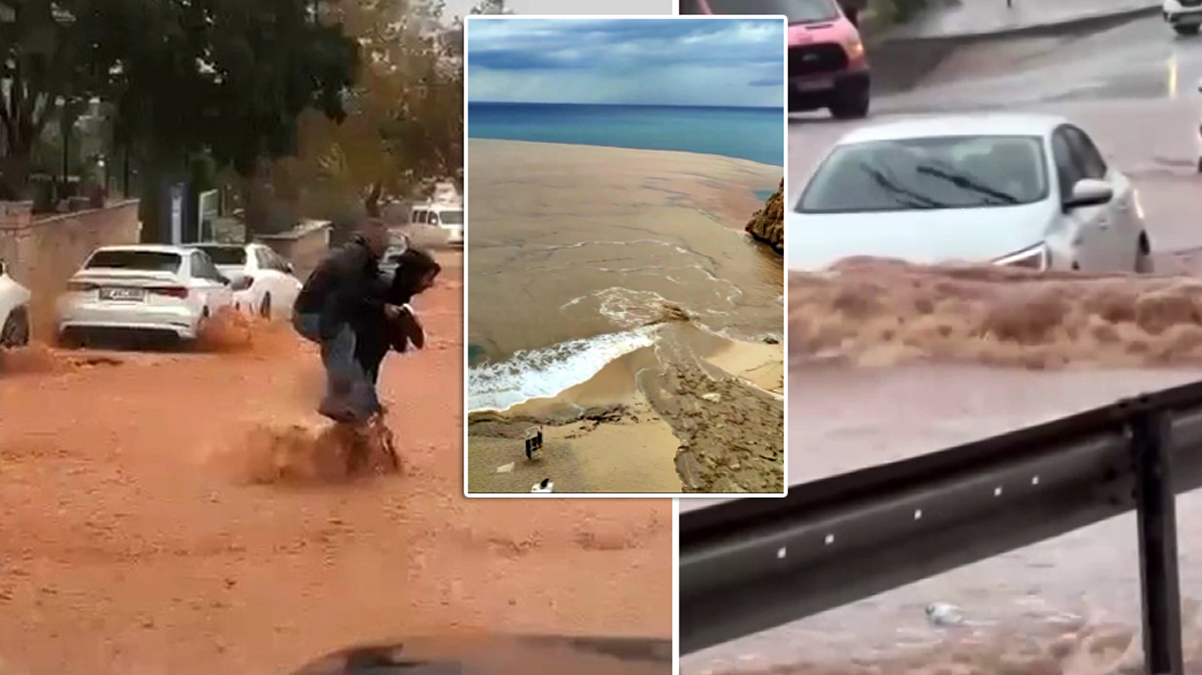 Ka�'ta sa�anak hayat� fel� etti: Denizin rengi de�i�ti