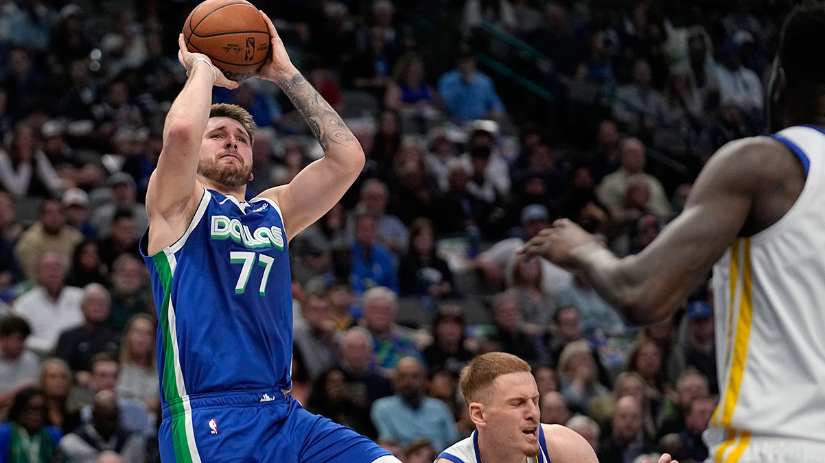 Luka Doncic, Golden State Warriors'a kar�� �ov yapt�