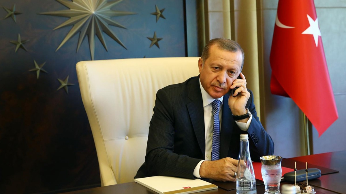 Cumhurbakan Erdoan, ngiltere Babakan Sunak ile grt 