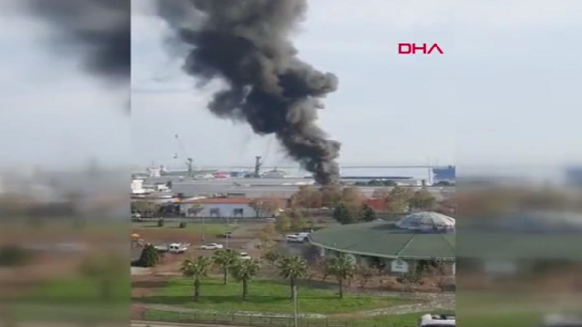 Samsun Liman'nda korkutan patlama