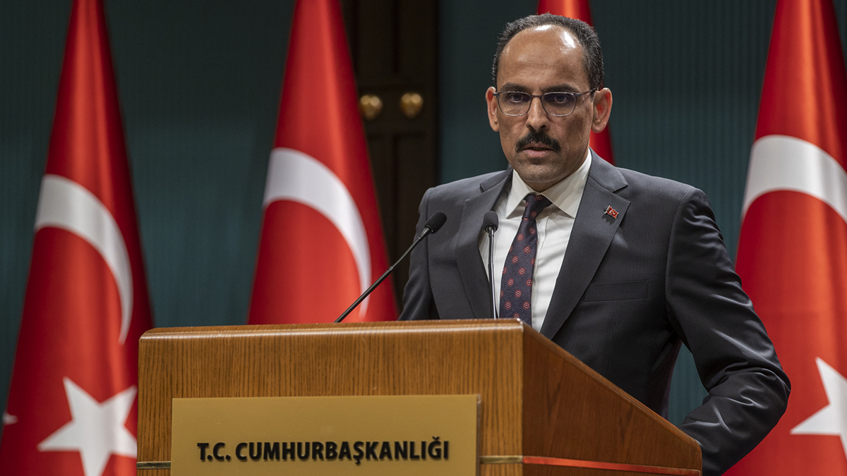 Cumhurba�kanl��� S�zc�s� Kal�n: Ulusal g�venlik tehdidiyle kar�� kar��ya kald���m�zda izin istemeyiz