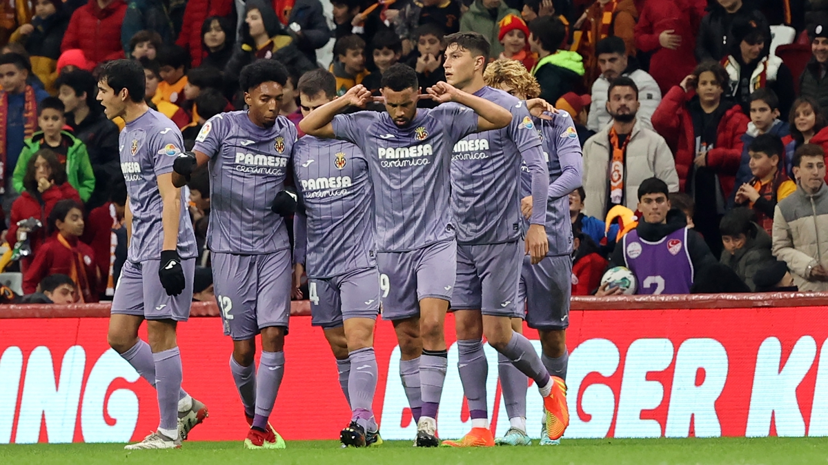 Galatasaray evinde Villarreal'e kaybetti