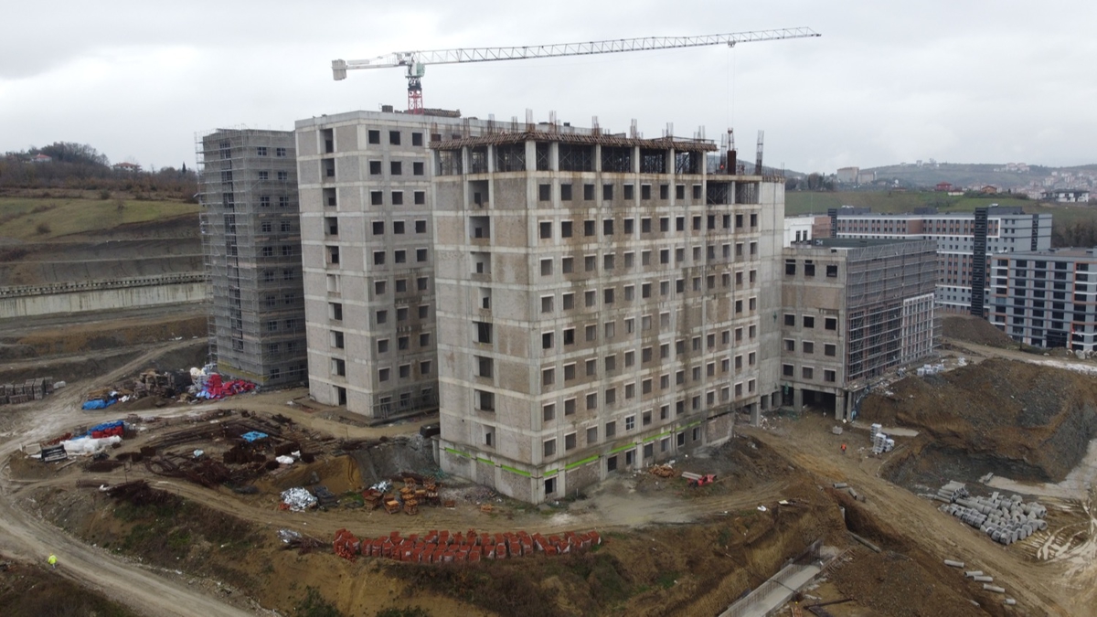 400 yatakl Bartn Devlet Hastanesi'nin al iin geri saym balad