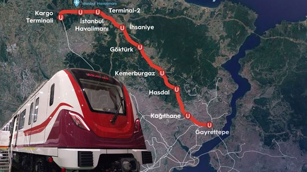 2024 когда откроют границы. Kağithane-İstanbul Havalimani Metro. Istanbul Havalimani Metro.