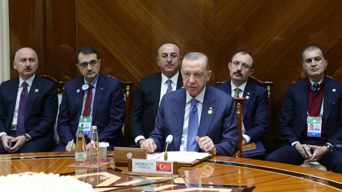 Trkmen gaz iin kritik l zirve... Cumhurbakan Erdoan: Artk almalara balamamz gerekiyor