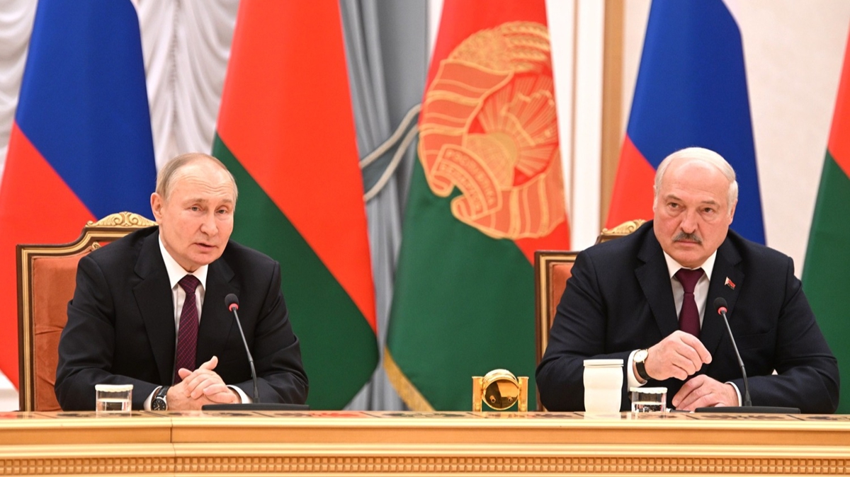 Putin: Belarus bizim iin kelimenin tam anlamyla mttefiktir