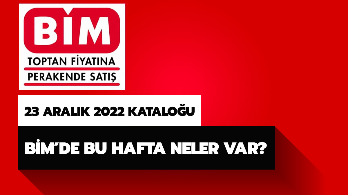 B�M 23 Aral�k 2022 akt�el �r�nler katalo�u! B�M'de bu hafta cuma neler var?