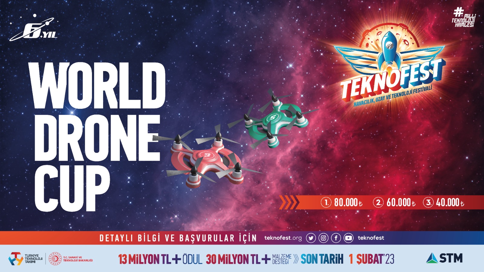 TEKNOFEST Drone �ampiyonalar�na ba�vurular ba�lad�