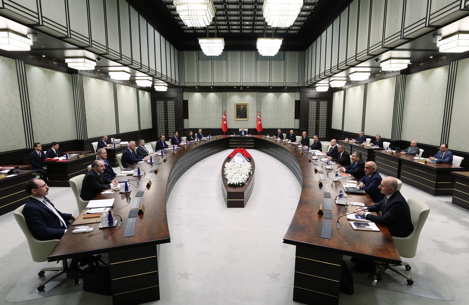 Cumhurba�kanl��� Kabine Toplant�s� sona erdi