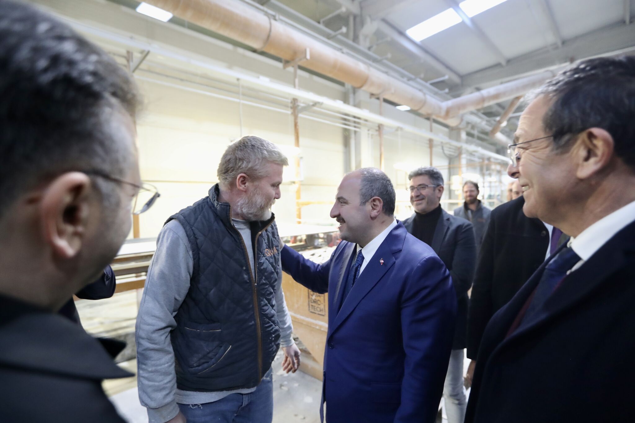QUA Granite'in yeni �retim hatlar� Sanayi Bakan� Mustafa Varank'�n kat�l�m�yla a��ld�