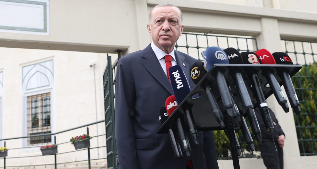 Cumhurba�kan� Erdo�an, cuma namaz�n� Hz. Ali Camisi'nde k�ld�