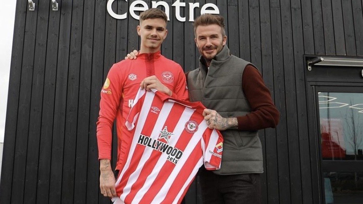 David Beckham'�n o�lu Brentford'da