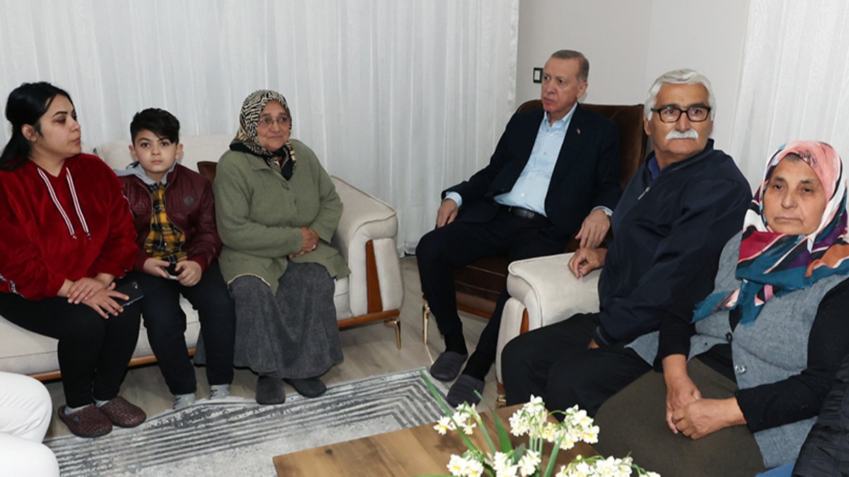 Cumhurbakan Erdoan' arlad: Yeni evlerimiz yapld ok memnununuz