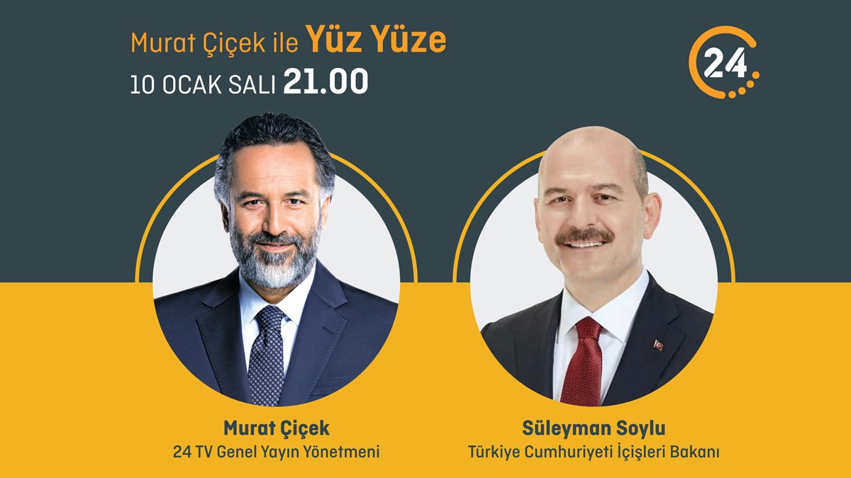 Bakan Soylu, Murat iek ile Yz Yze'nin bu haftaki konuu olacak