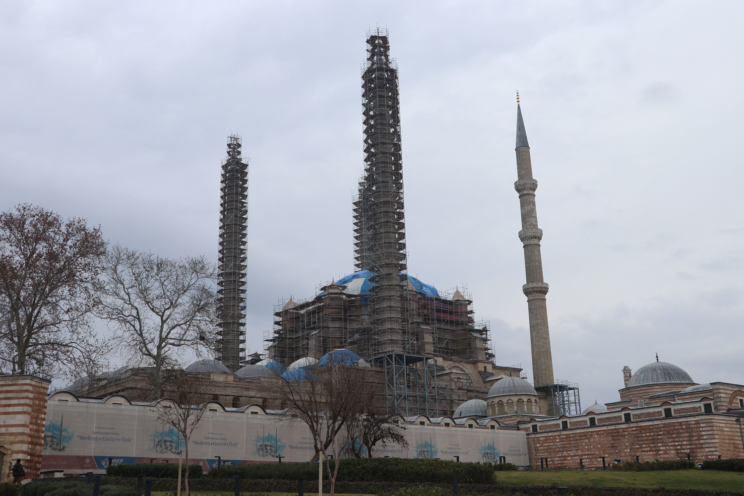 Selimiye Camii'nin restorasyonunun yl sonuna kadar tamamlanmas ngrlyor