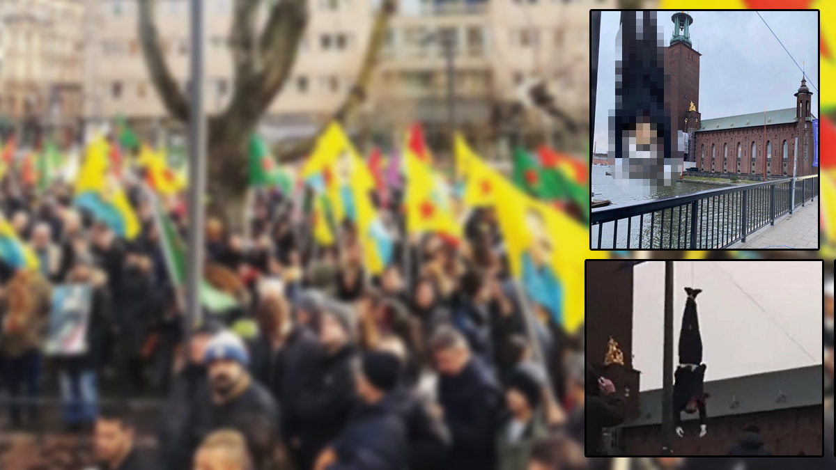 Ba�kan Erdo�an'� hedef ald�lar! �sve�'teki al�ak g�steriye T�rkiye'den art arda tepki