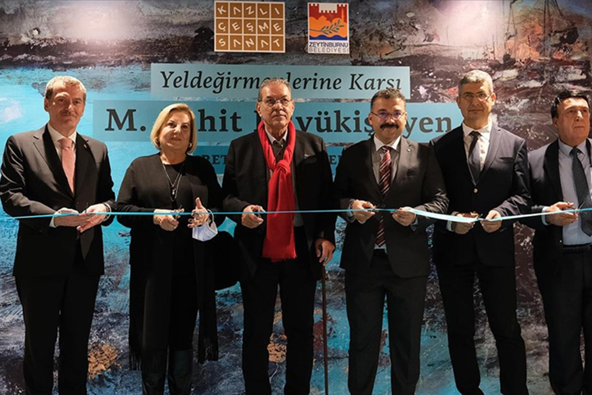 Prof. Dr. M. Zahit B�y�ki�liyen'in retrospektif resim sergisi Kazl��e�me'de a��ld�