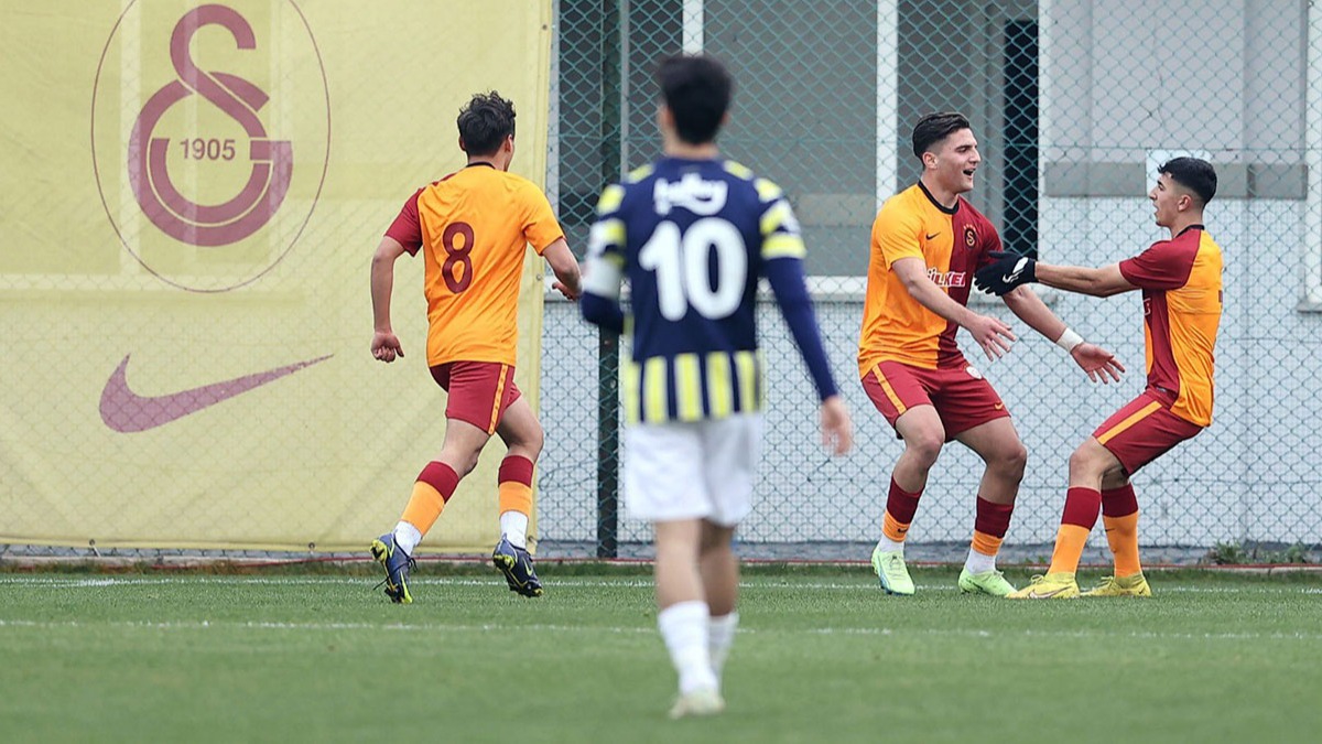 U19 derbisinde Galatasaray, Fenerbahe'ye fark att