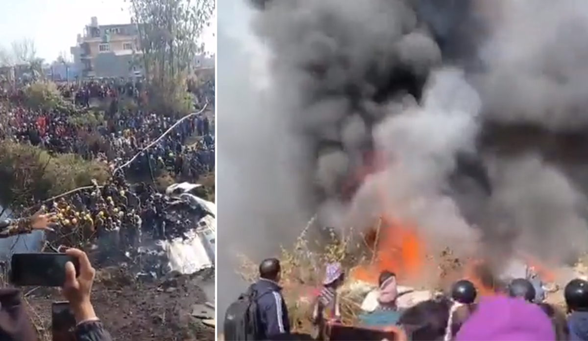 Nepal'de facia! 72 ki�iyi ta��yan yolcu u�a��n�n d��me an�