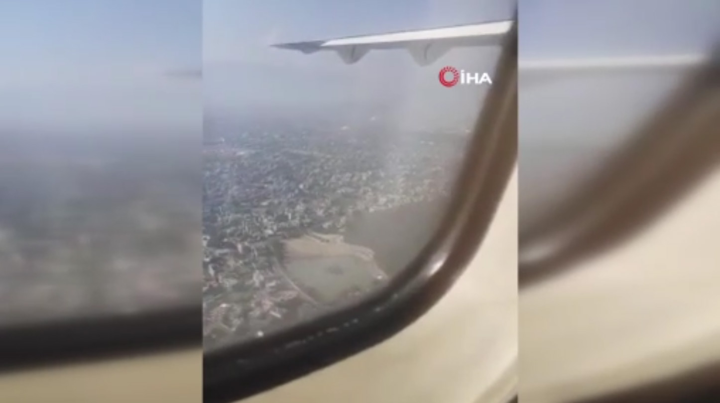 Nepal'deki u�a��n d��me an�na ait g�r�nt�ler ortaya ��kt�