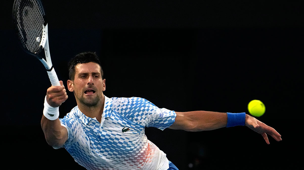 Novak Djokovic set vermeden �eyrek finalde