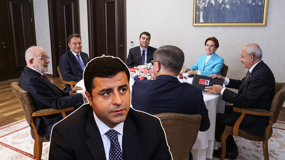 �ttifak� itiraf eden Demirta�'tan Alt�l� Masa'ya tehdit