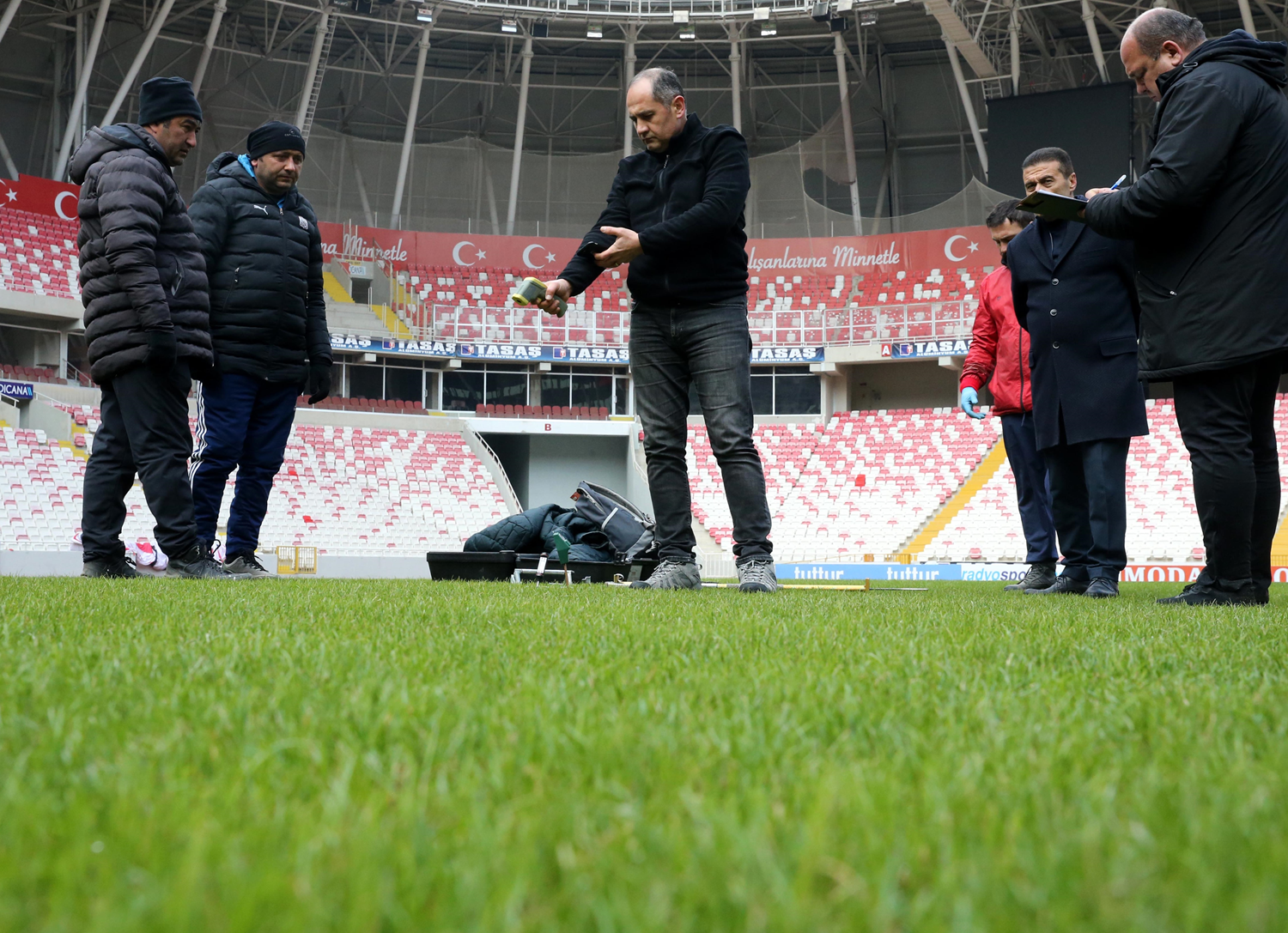 Sivas 4 Eyl�l Stadyumu'na TFF incelemesi