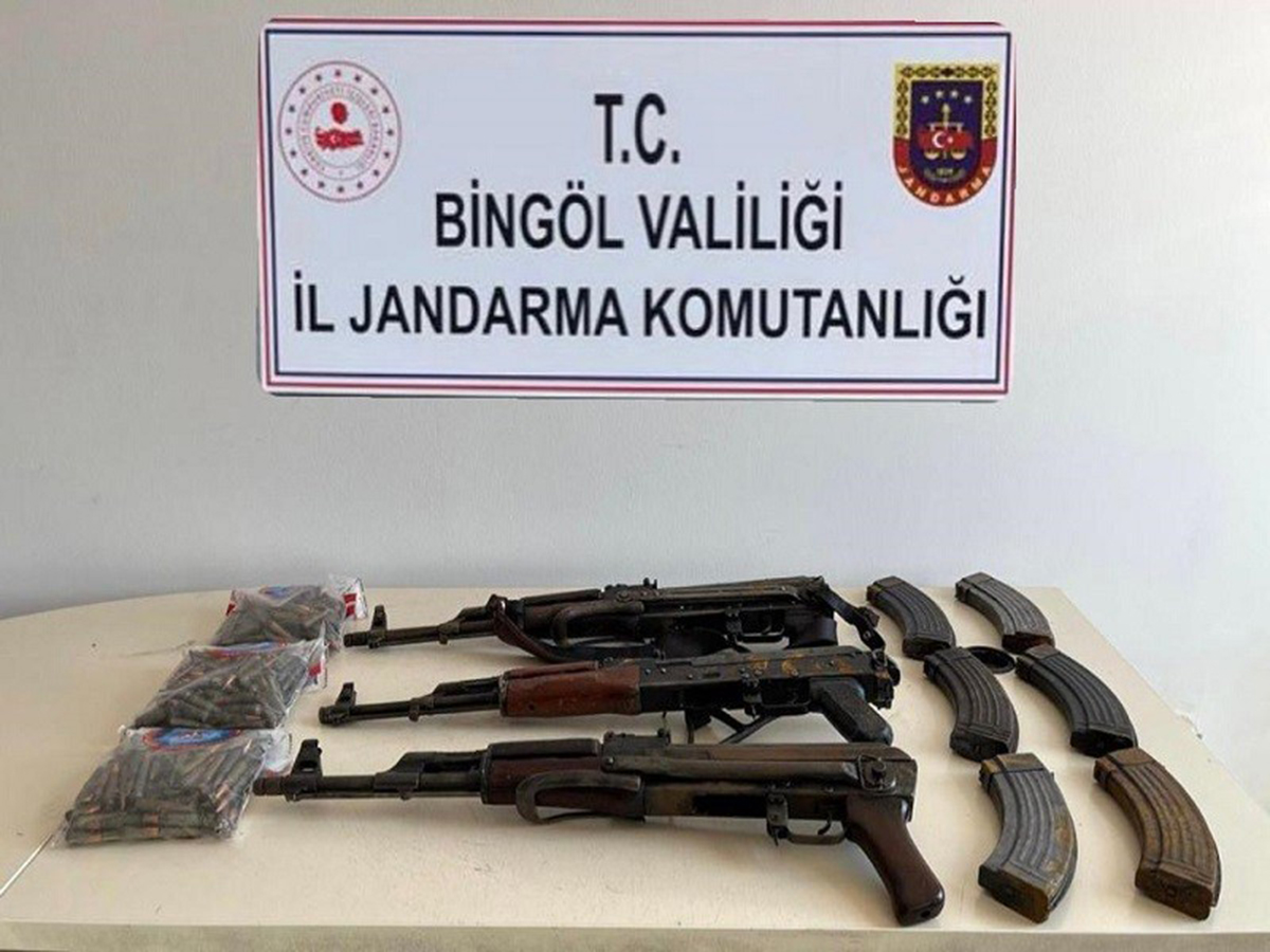 PKK'ya ait 3 kalanikof piyade tfei bulundu