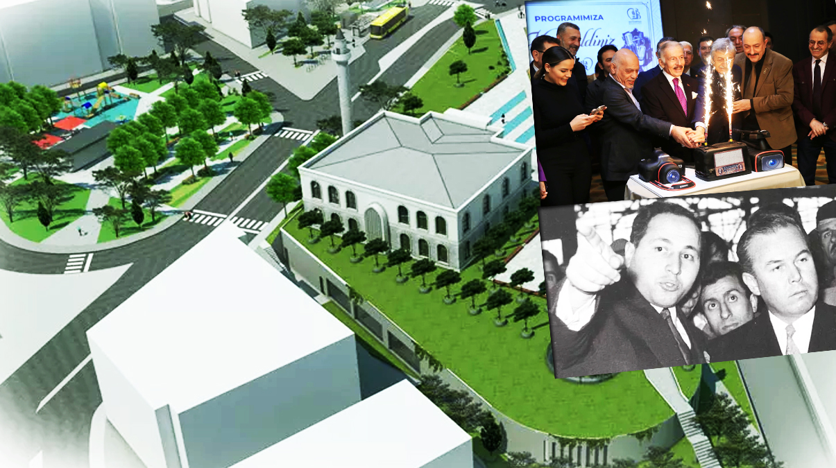 Bayrampa�a'ya 'temal�' Millet Bah�esi! Dikkat �eken 'Necmettin Erbakan' detay�