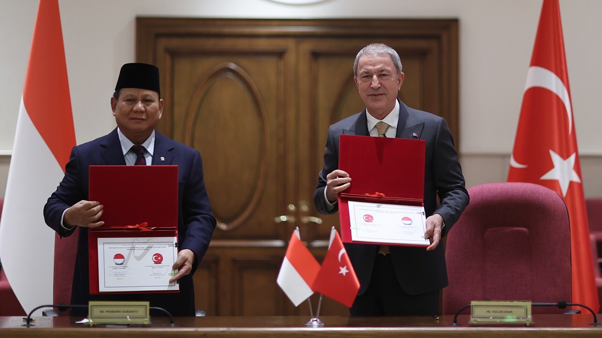 Trkiye ile Endonezya arasnda ''Askeri birlii Uygulama Plan'' imzaland