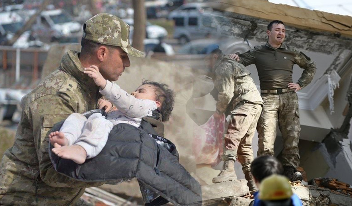 30 saat sonra enkazdan gelen kurtulu�! Mehmet�ik mutluluk g�zya�lar�n� tutamad�