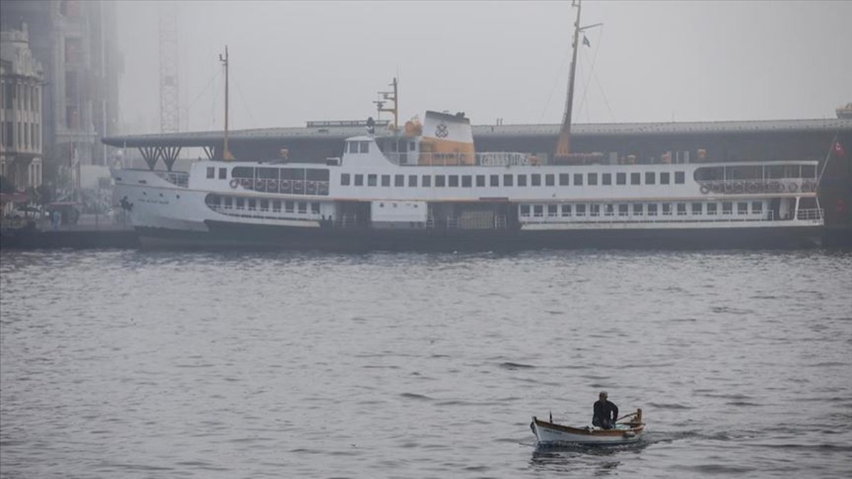 stanbul'da baz vapur seferleri yaplamyor