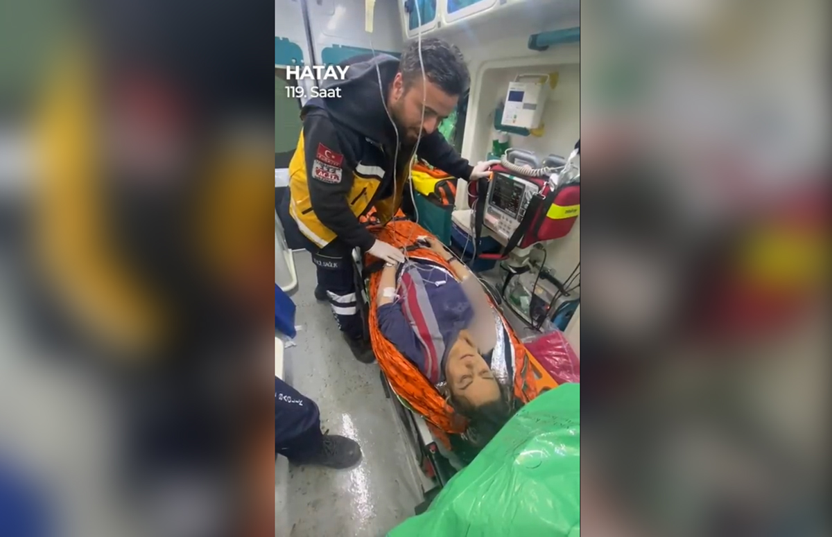 119 saat sonra enkazdan kurtulan Yarg�t'tan 'Hz. Yusuf' duas�