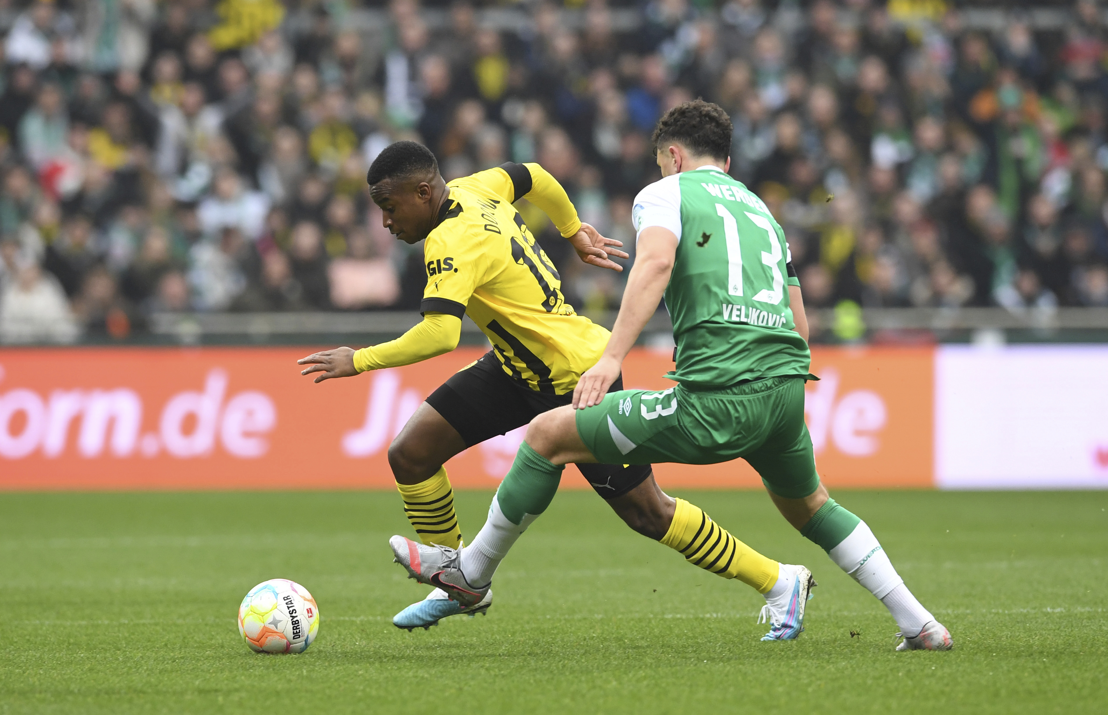 Borussia Dortmund, Werder Bremen'i 2 golle ge�ti