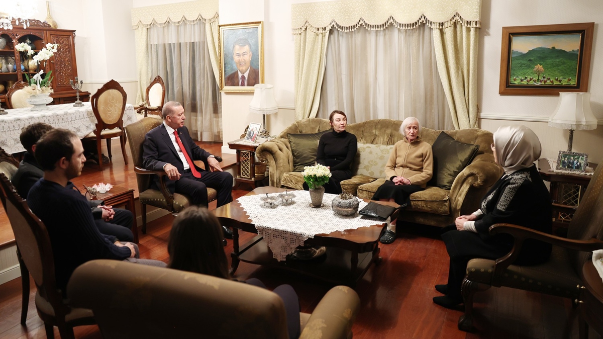 Cumhurbakan Erdoan'dan, Baykal ailesine taziye ziyareti 